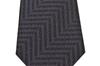 Emporio Armani Silk Tie with Brand Logo Blade eea23s006 Black (8.5cm Width) 3R604-00020