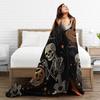 Soft BlanketsChildren Decorative Halloween Throw Blanket  Flannel Bedspread For Couch Chair Sofa Bed Funny Sofa Bed Cover