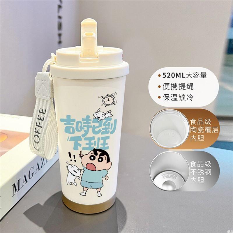 Cartoon Xiaoxin Thermos Cup 111 Stainless Steel Student High Value Office Coffee Cup Large Capacity Water Cup