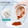 Premium White Ceramic Grinder Non-Slip Base Eco-Friendly Mortar and Pestle Set Pill Crusher Kitchen Tool