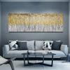 Gold Abstract Art Nordic Poster And Prints Rich Tree Horizontal Canvas Oil Painting Decor Wall Art