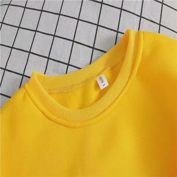 Podzimní chlapecká mikina s potiskem v hongkongském stylu: Volný, Trendy, Korejským stylem inspirovaný dlouhý rukáv.