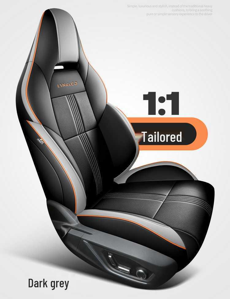 Lynk & Co 03 Leather Car Seat Cushions (23-26), All-Season, Fully Wrapped, Vehicle-Specific Seat Covers