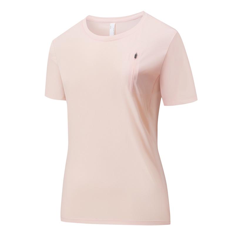 Ice Silk Unisex Short Sleeve Quick Dry T-Shirt - Breathable, Comfortable, Casual Round Neck, 2025 New Outdoor Fitness Wear