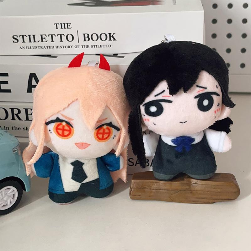 10cm Higashiyama Kobeni Cosplay Mini Plush Doll Pendant Chainsaw Man Stuffed Toy For Anime Fans