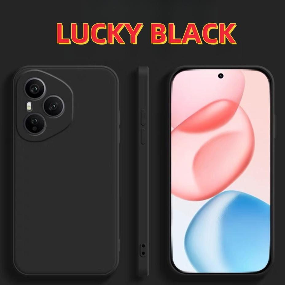 Fashion Solid Colour Shockproof Protective Liquid Silicone Phone Case For Honor 400 Pro / 400 Lite / 400