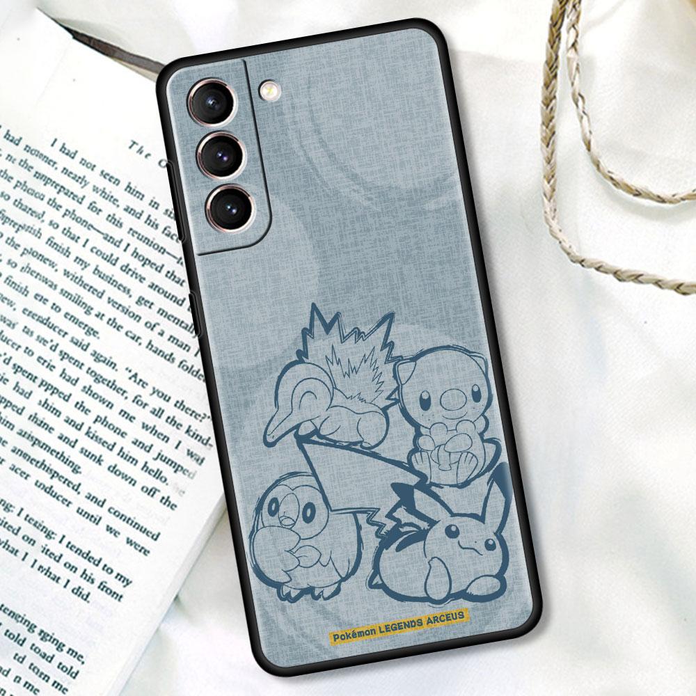 Silicone Case For Samsung Galaxy S20 FE S21 Plus S22 Ultra S10 S10e S24 S23 5G TPU Soft Phone Cover Pokemon Monster Capa