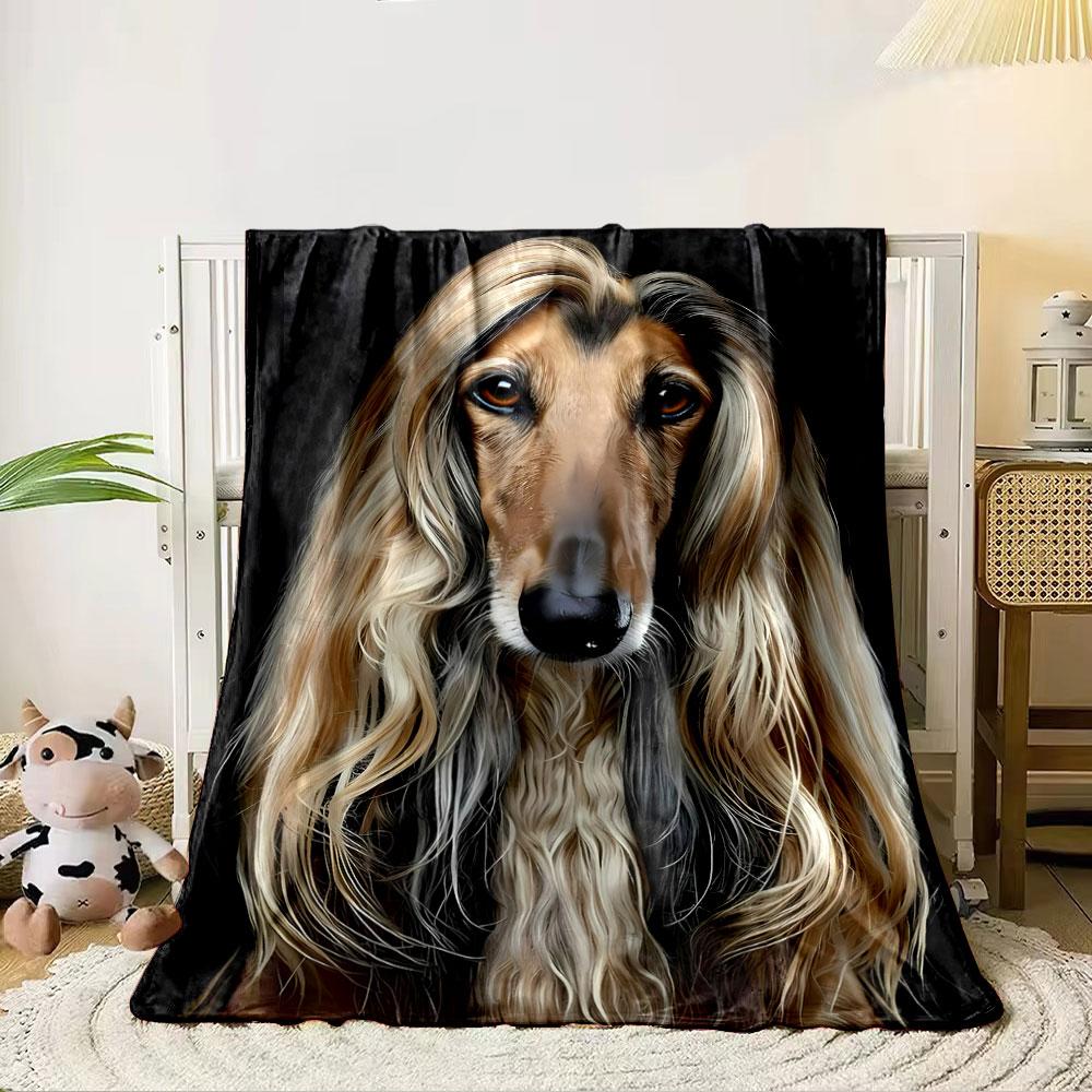 Long, flowing, multicolored hair strands with a glossy texture and curls. for all seasons blanket lunch break throw gift 80cm x 120cm