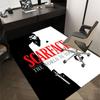 1pc Scarface The World Is Yours Home Office, Durable Polyester Floor Mat with Easy, Office Decor, Urban Style, Nonslip Backing