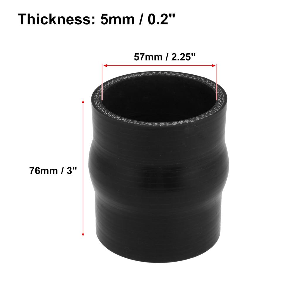X AUTOHAUX Silicone Hose, Straight Silicone Reducer Hose, Silicone Pipe, Radiator Hose, Inner Diameter