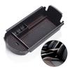 Center console tray for Toyota Center armrest storage box Tray Blue Original rubber mat included C-HR [Brown]
