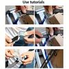 Heavy-Duty Adjustable Snap-On Straps Nylon Belt for Cars Motorcycles & Bicycles Secure Cargo & Luggage Fastening Solution with Buckle and Loop Closure