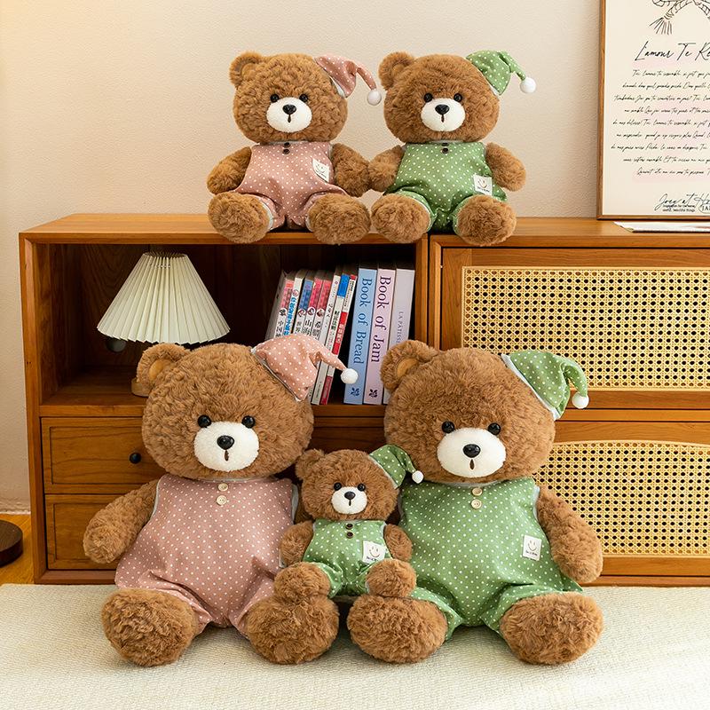 Adorable Teddy Bear Plush Pajamas Doll - Soft Toy Gift for Kids