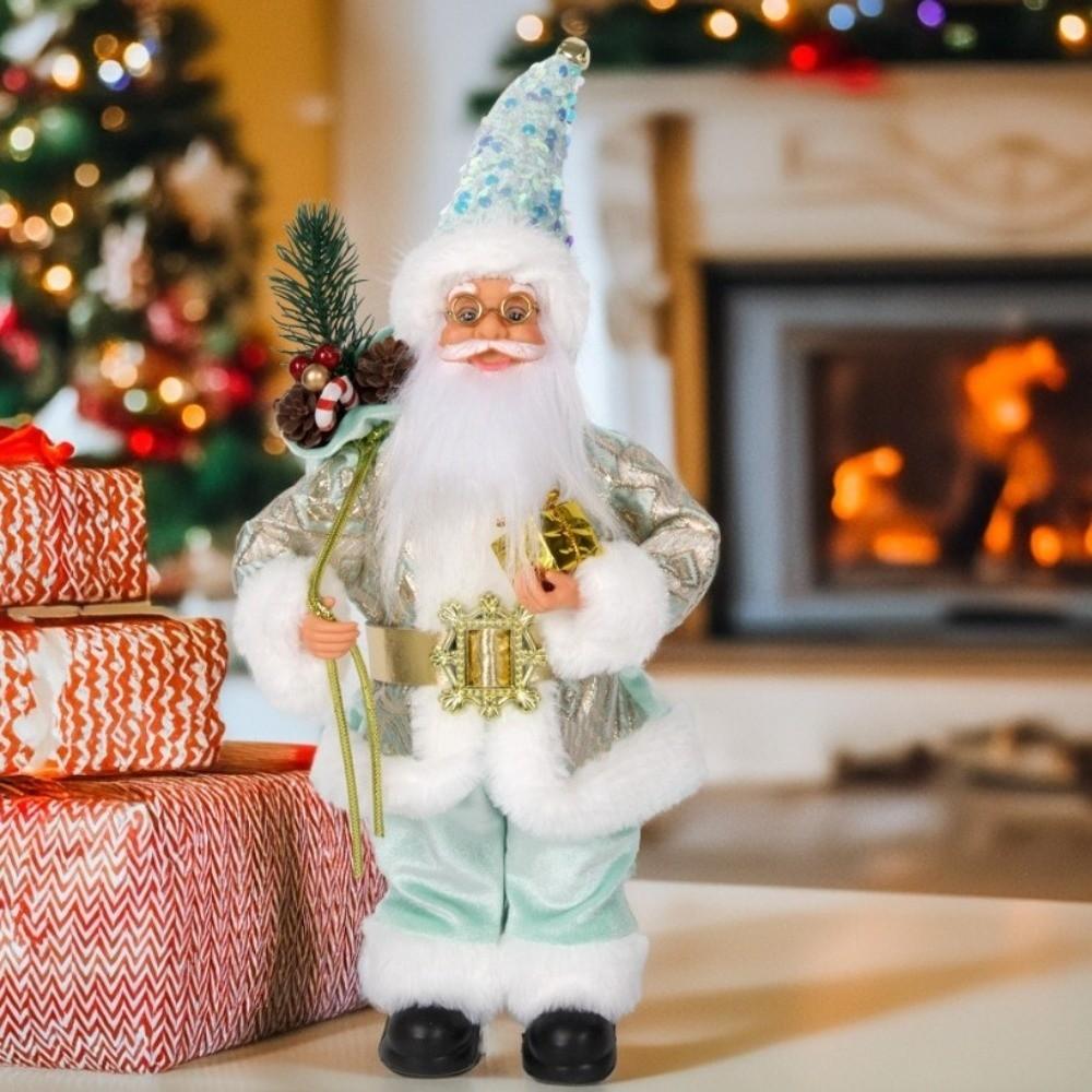 Window Display Decor Standing Santa Figurine 60cm Christmas Figurine Christmas Home Decor