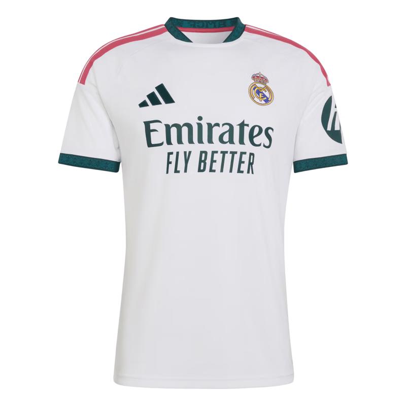 adidas Herren Real Madrid Heim-Fanversion Schnelltrocknendes Fußballtrikot