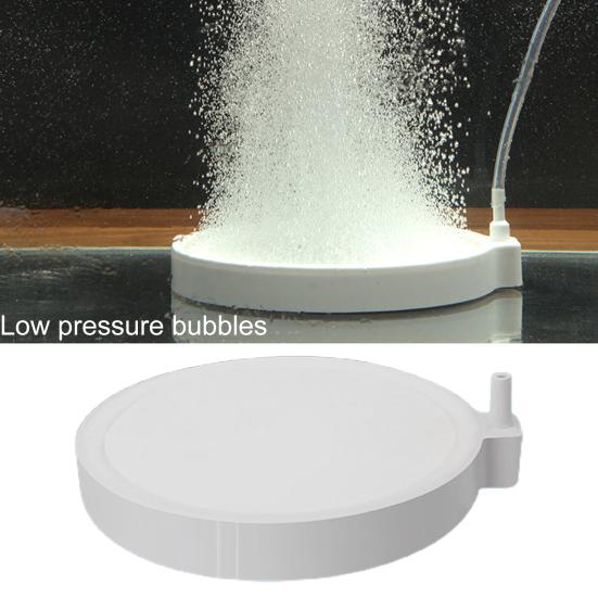 Yousheng Aquarium Air Stone Round Mute High Density Holes 4mm Tube Silent Oxygenation Integrated Hydroponic Fish Tank Oxygen Diffuser Bubble Plate for