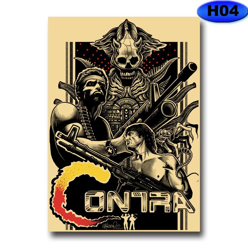 Modern heminredning Målning HD-utskrifter Videospelsaffischer Kraftpapper Vintageaffisch Väggdekor Rum Bar Café Inredning