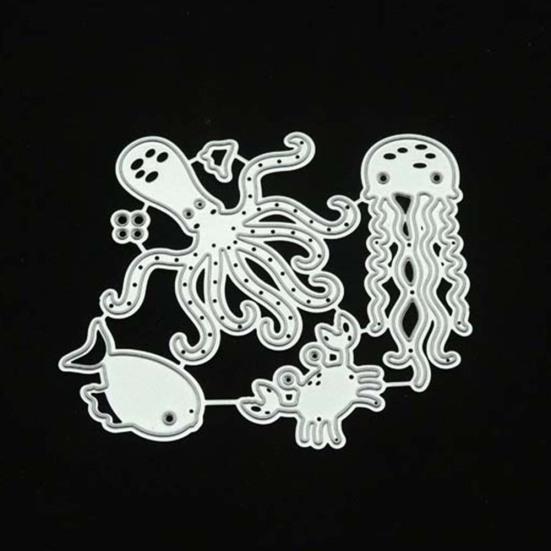 Jellyfish Octopus Crab Metal Cutting Dies DIY Scrapbooking Paper Cards Stencil