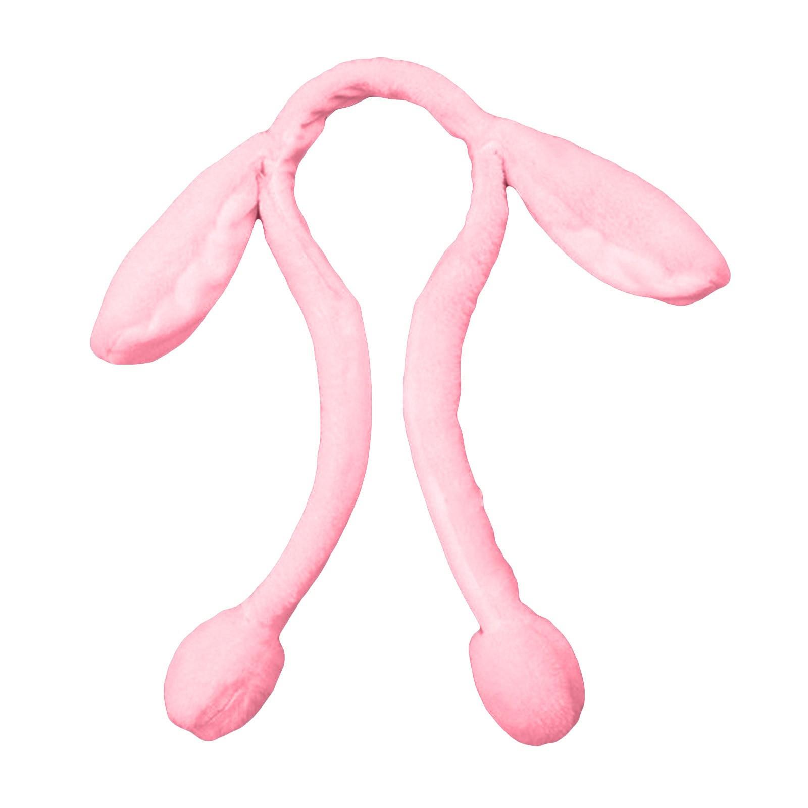 

Шапка с подвижными ушками, прыгающая шапка, плюшевая шапка, кепка для женщин и девочек, праздничная шапка One Size розовый