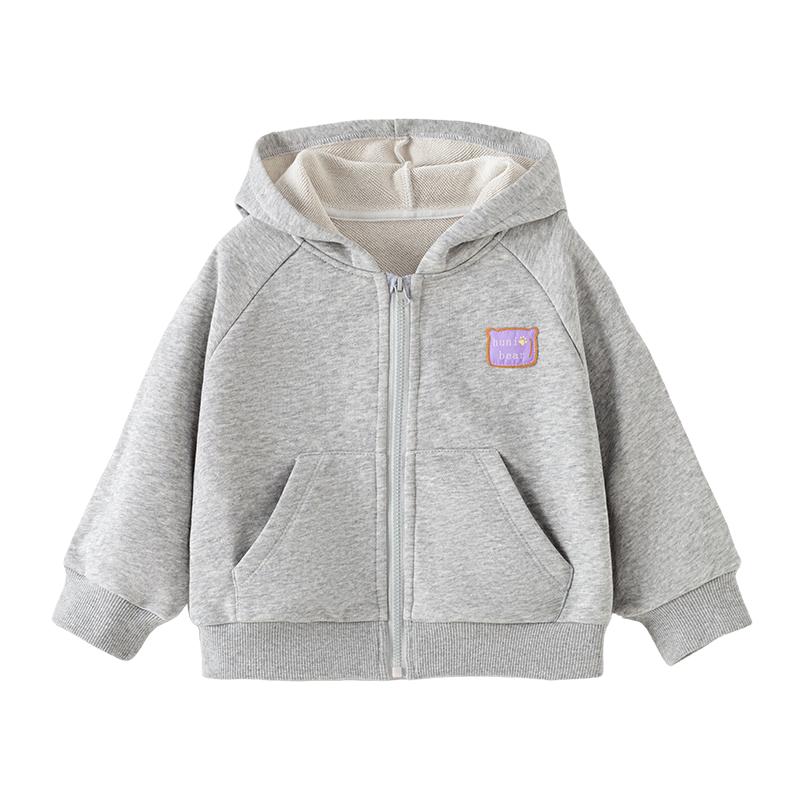 Happy Bear Kids  Casual Hooded Jacket 80
