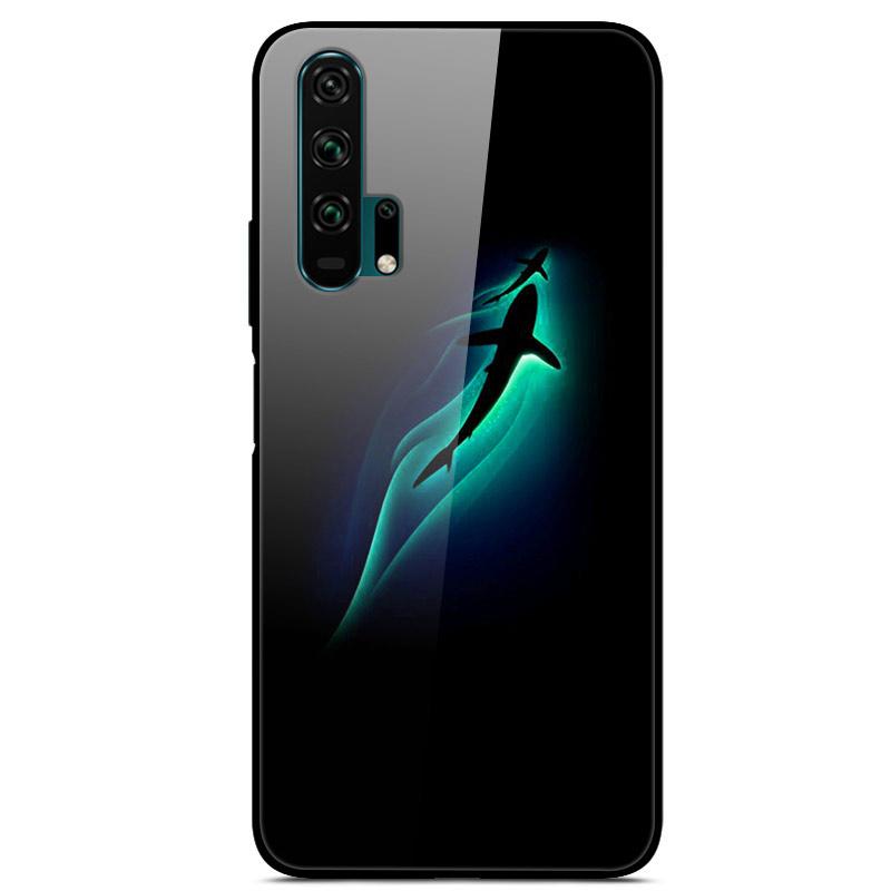 For Honor 20 Cases 20S 20Pro V20 Tempered Glass Hard Back Cover For Huawei Honor 20 Phone Cases Honor20 Pro Cover Honor20S V 20