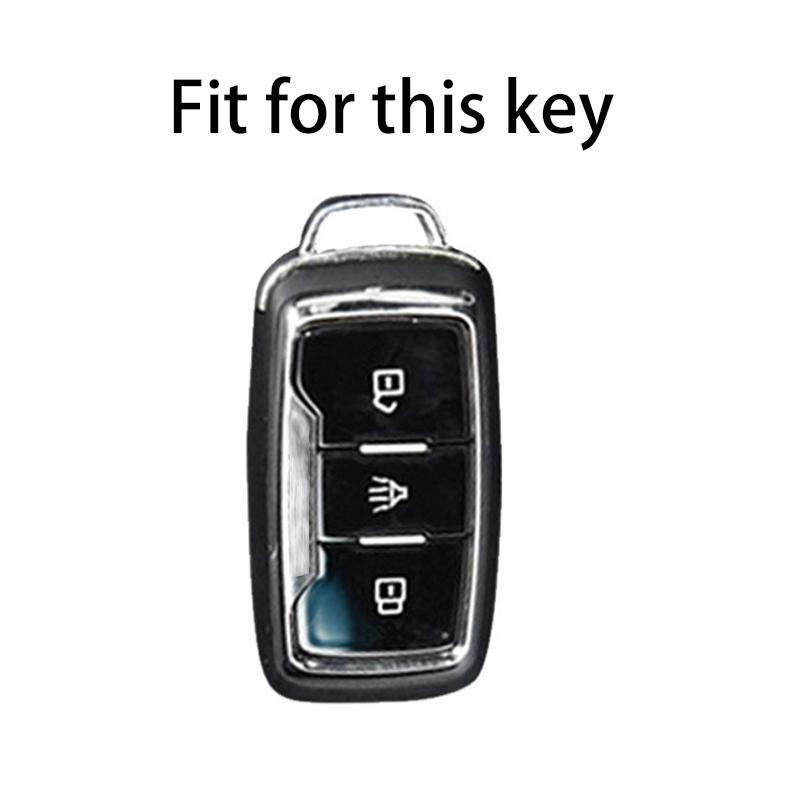 Tpu Shell Fob Holder For Chery Jetour X70 X70M X70S X90 X95 Plus Car Remote Key Case Cover Keychain Accessories