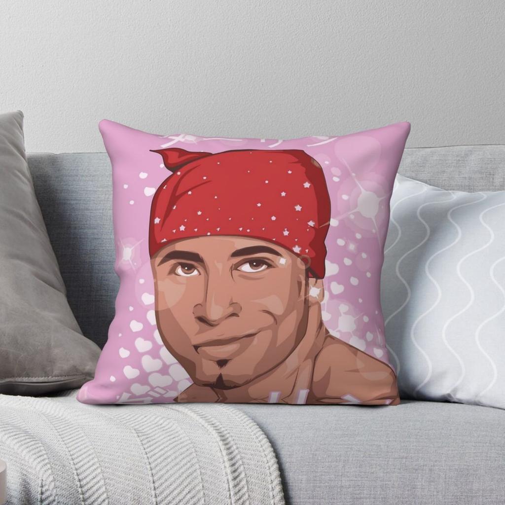 Ricardo Milos Square Pillowcase Polyester Linen Velvet Pattern Zip Decorative Pillow Case Room Cushion Cover 18