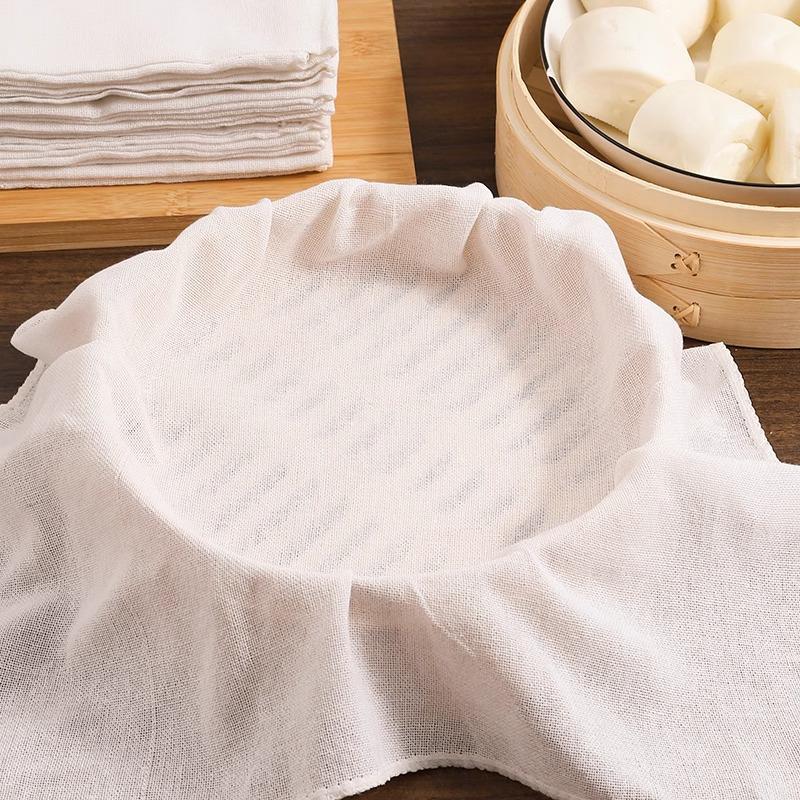 

Антипригарный хлопковый коврик для пароварки для пельменей и булочек - Ткань пищевого класса Gauze [Buy 1 Get 1] 40x40 cm