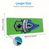 FC Seattle Sounders Mouse Pad, Large Gaming Desk Mat, Non-slip XXL Mousepad for Laptop & Tablet, Mini PC Playmat with Stitched Edges