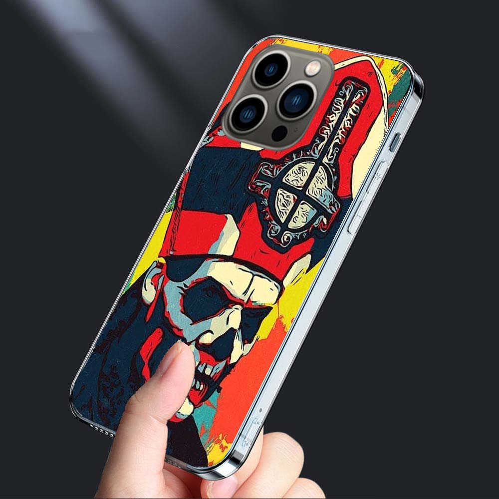 

Ghost Papa Emeritus Phone Case For Apple Iphone 16E Capa 15+ 14 Plus 17 Air 16 Pro Max 12 Pro Cute 13 Mini Cover Sh iPhone 17 Pro