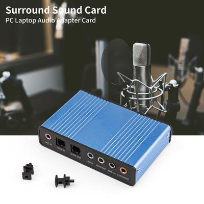 Adattatore per scheda audio ottica USB audio 5.1 esterna a 6 canali per computer portatile