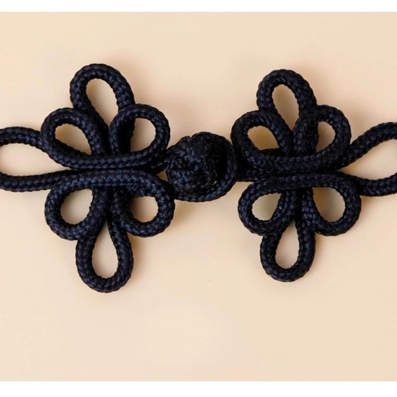 6 Pcs Gold Wire Chinese Cheongsam Button Dragonfly Knot Fastener Closures.