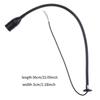 Boat Lighting LED 12V Reading Light Black Metal Flexible Wall Lamp for RV Bedroom Interior
