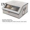 Bedroom Drawer Organizer Foldable Hat Storage Bin, with Clear Window And Handle, Accessory for Wardrobe Non-woven Fabric Baseball Cap Organizer,