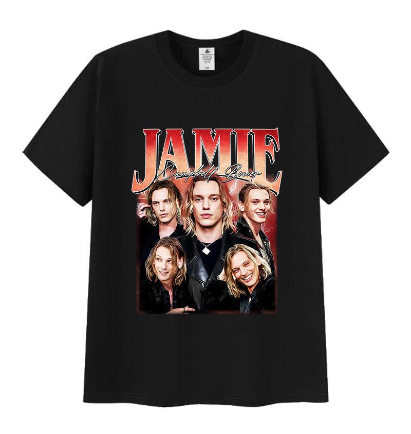 Jamie Campbell Bower collage vintage style T-shirt XXL