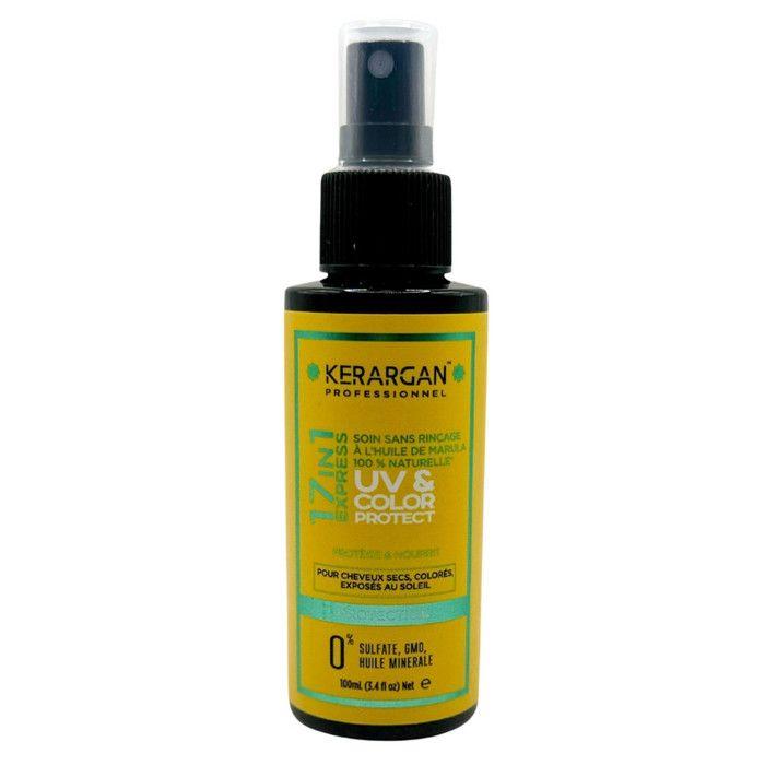 Lotion Tonique Capillaire UV - KERARGAN - Huile de Marula - 100ml - Sans Sulfate - Hydratante
