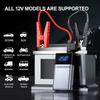1500A 12V Car Jump Starter Air Pump 4 In 1 Air Compressor Portable Outdoor Power Bank LED Lamp Battery Starter Tyre Inflator