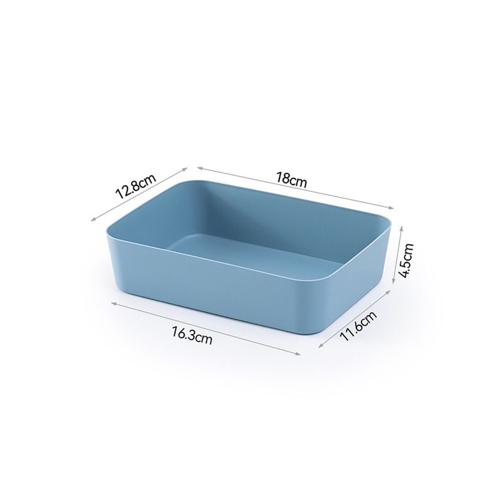 

Plastic Desktop Storage Box Stackable Solid Color Cosmetic Jewelry Case Large Capacity Drawer Divider Storage Box Home Office