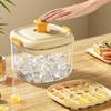 Large Capacity Press Ice Tray Food Grade Plastic Ice Storage Tray Ice Cube Mold  Ice Storage