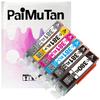 Compatible Canon Ink Cartridge Set More Ink Than the Standard Ink Cartridges Ink Cartridge Level Display Ink Made with Additives Compatible with PIXMA