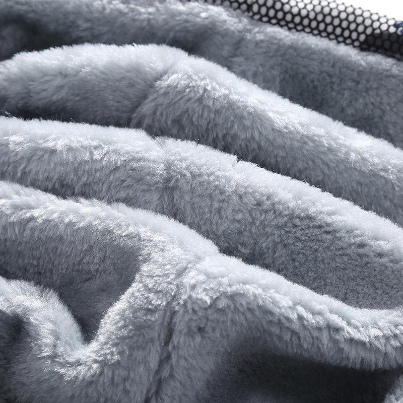 Men's Sports Cardigan Jacket Large Size Thickened Warm Single Top