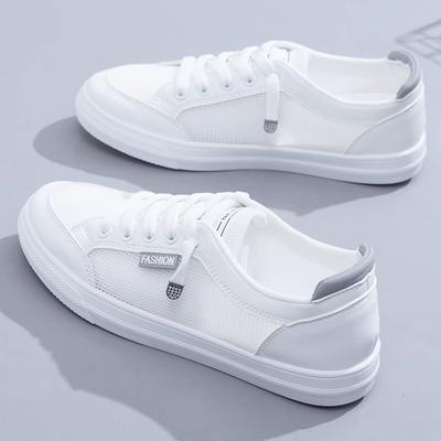 Little White Shoes Women's Summer Shoes New Versatile Mesh Breathable Thin Sports Net Shoes Casual Board Shoes