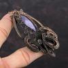 Chevron Amethyst Pendant Copper Wire Wrapped Pendant Gemstone Pendant Copper Jewelry Handmade Pendant Beautiful Octopus Jewelry Gift For Mom