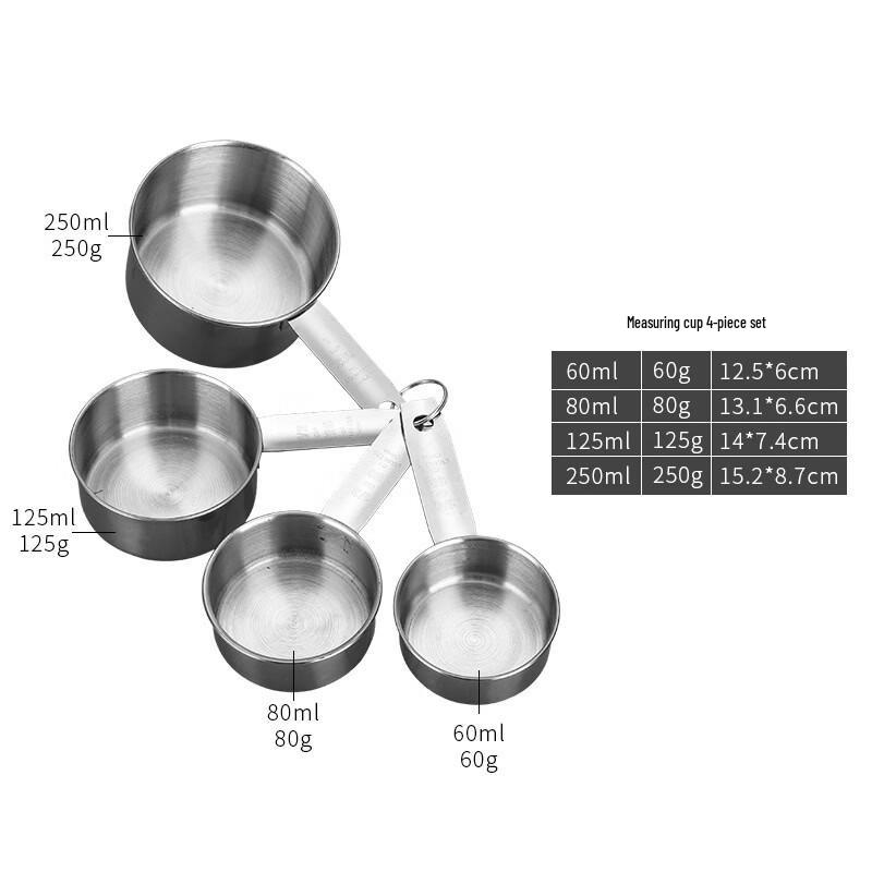 Yicang Stainless Steel Measuring Cups and Spoons Set