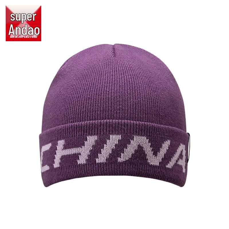 Теплая вязаная шапка Anta CHN One Size