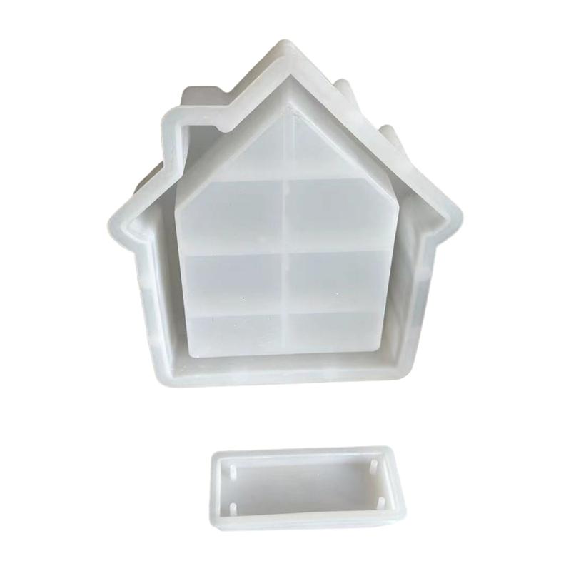 Decorative House Shape Silicone Molds Resin Crafting Tool Silicone Ornament Moulds Silicone Texture Perfect for Crafting 1