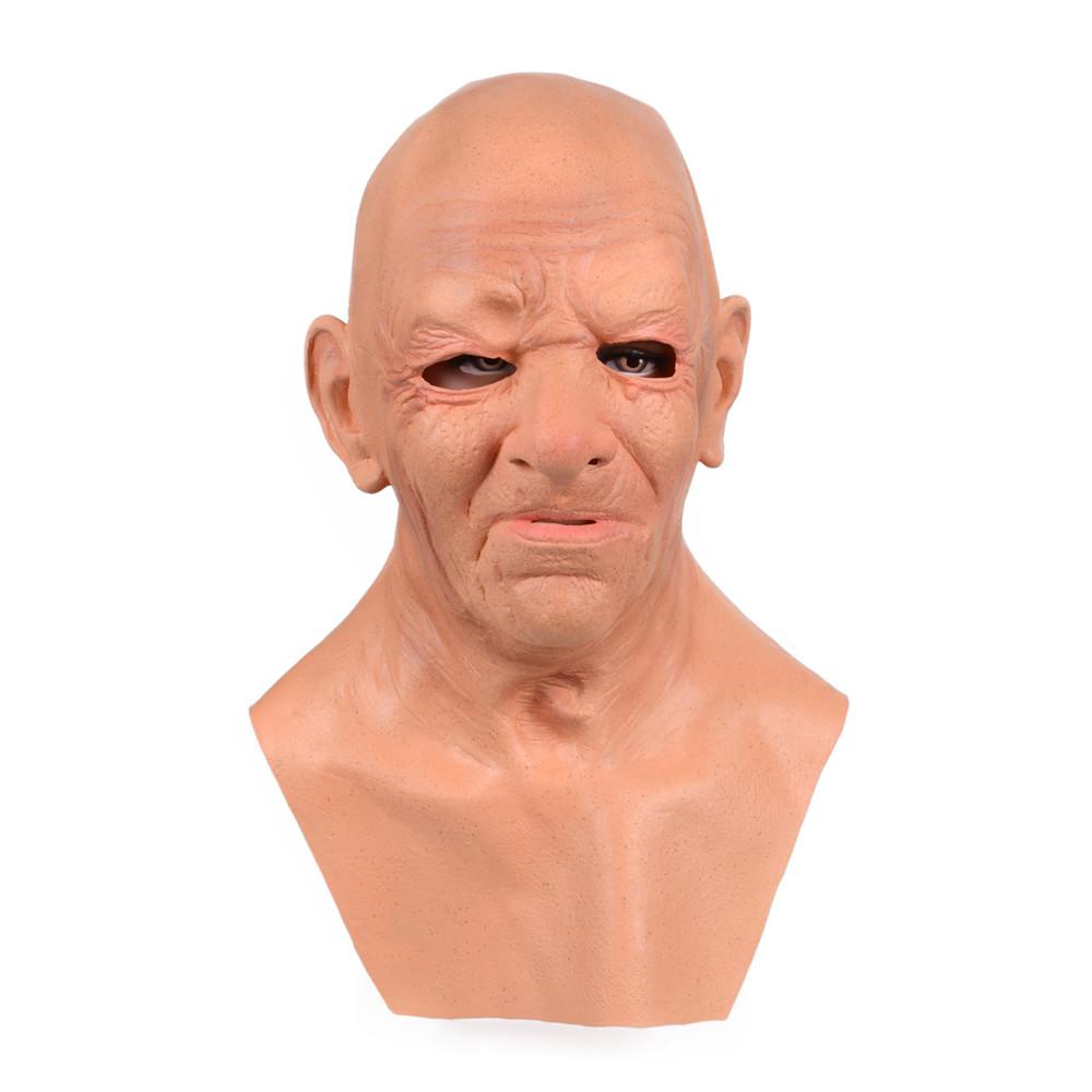 Halloween Costume Dressed up Halloween Terrifying Mask Adult Mask Full Face Latex Head Mask Happy Festival Party