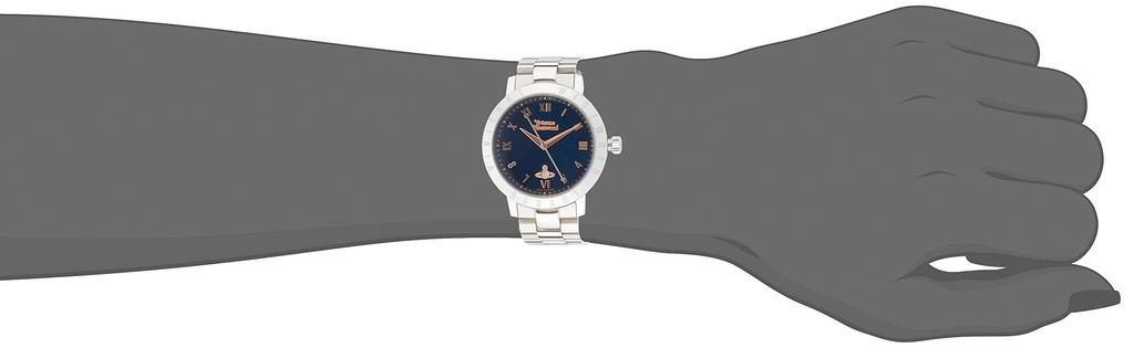 Vivienne Westwood Bloomsbury Watch, Navy Dial, Stainless Steel, Quartz Movement, VV152NVSL, Women's [Parallel Import]