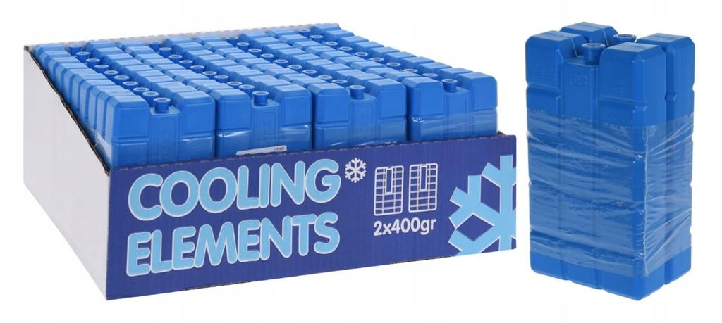 Cooling insert for a tourist cooler 2x400g