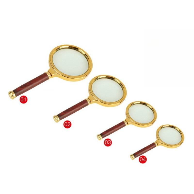 High-definition handheld magnifying glass with 11x high-concentration light ignition for children, students and the elderly